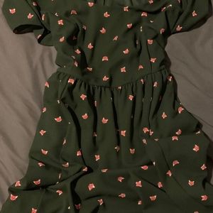 Torrid Fox Print Dress Size 26